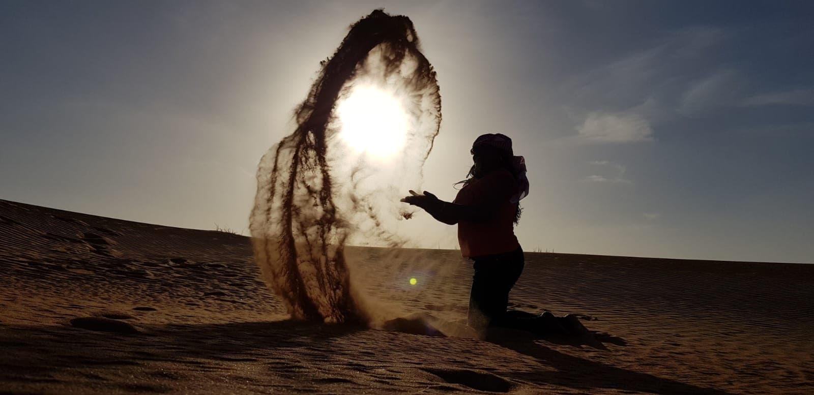 Guests on desert adventure