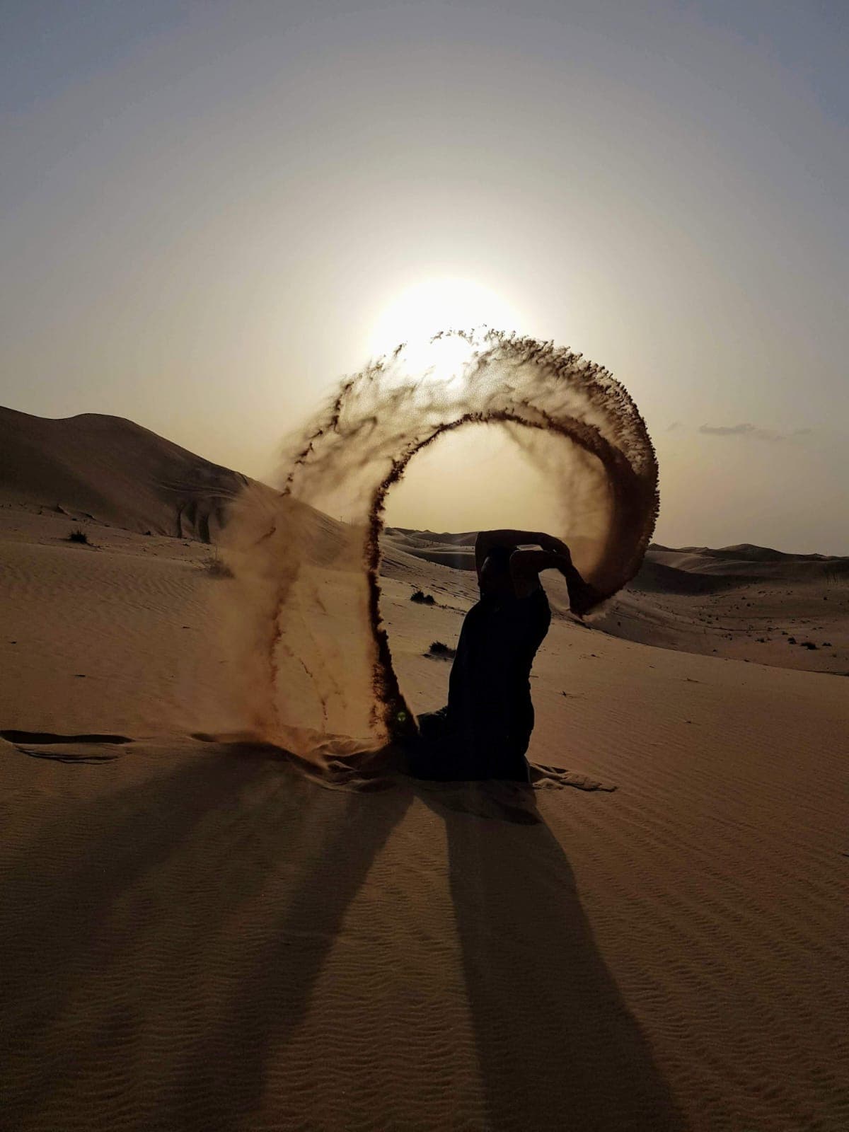 Dune bashing in Dubai desert