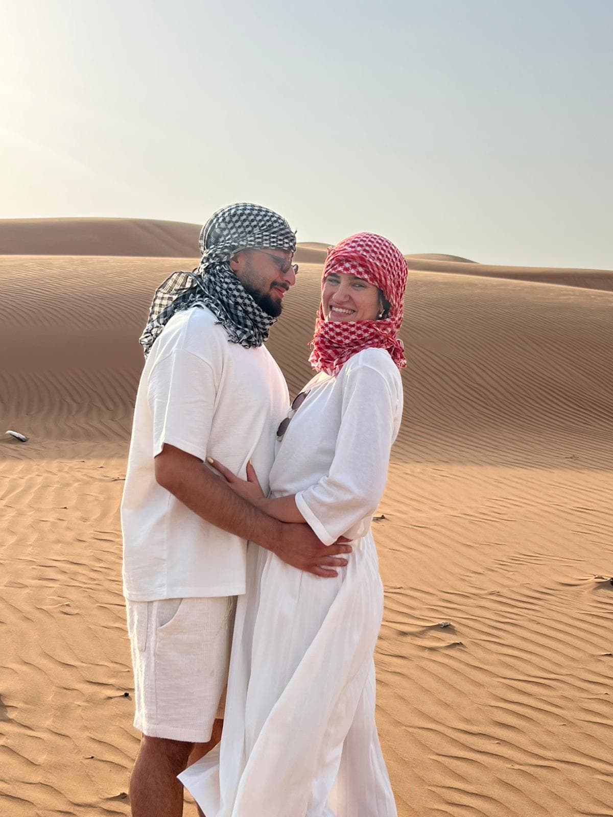 Dubai desert safari sunset