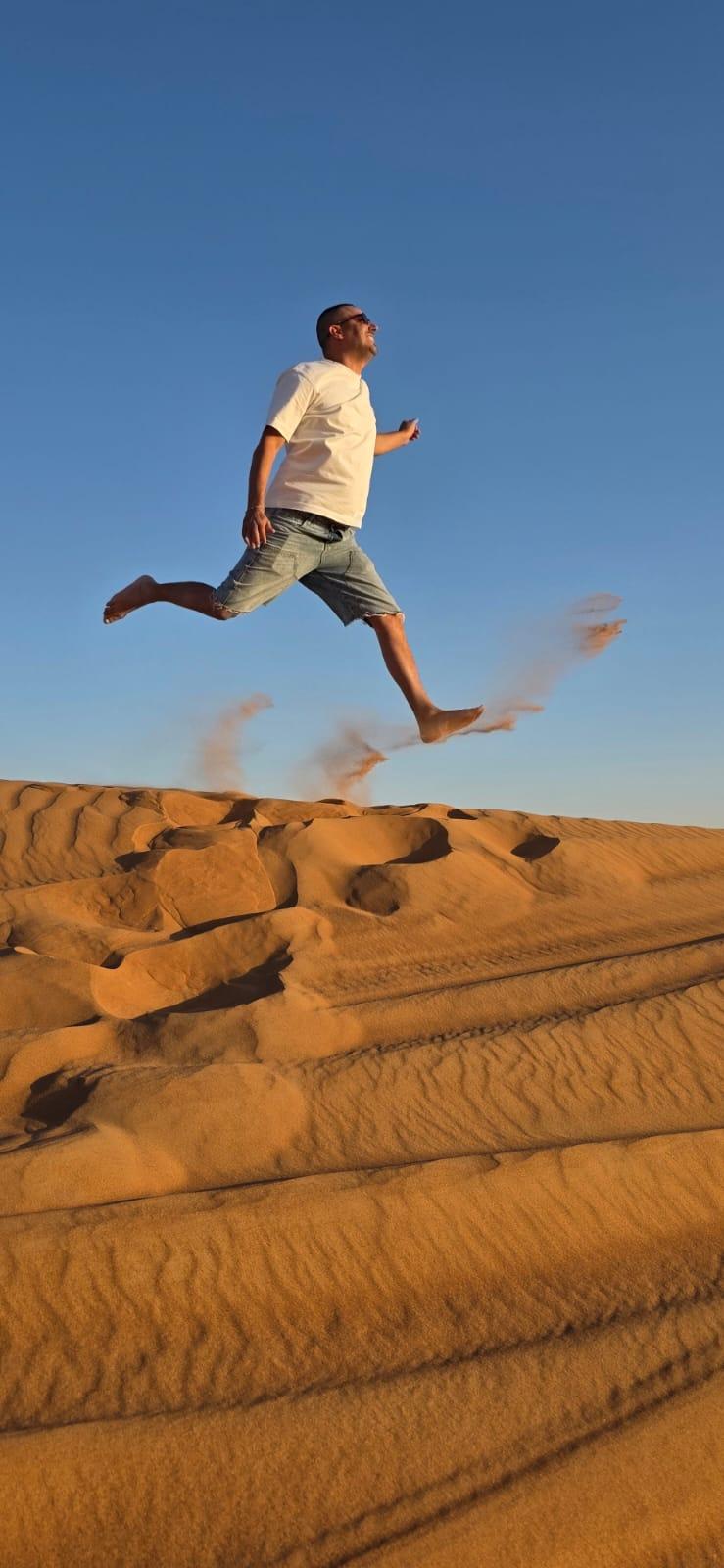 Guests enjoying the desert safari